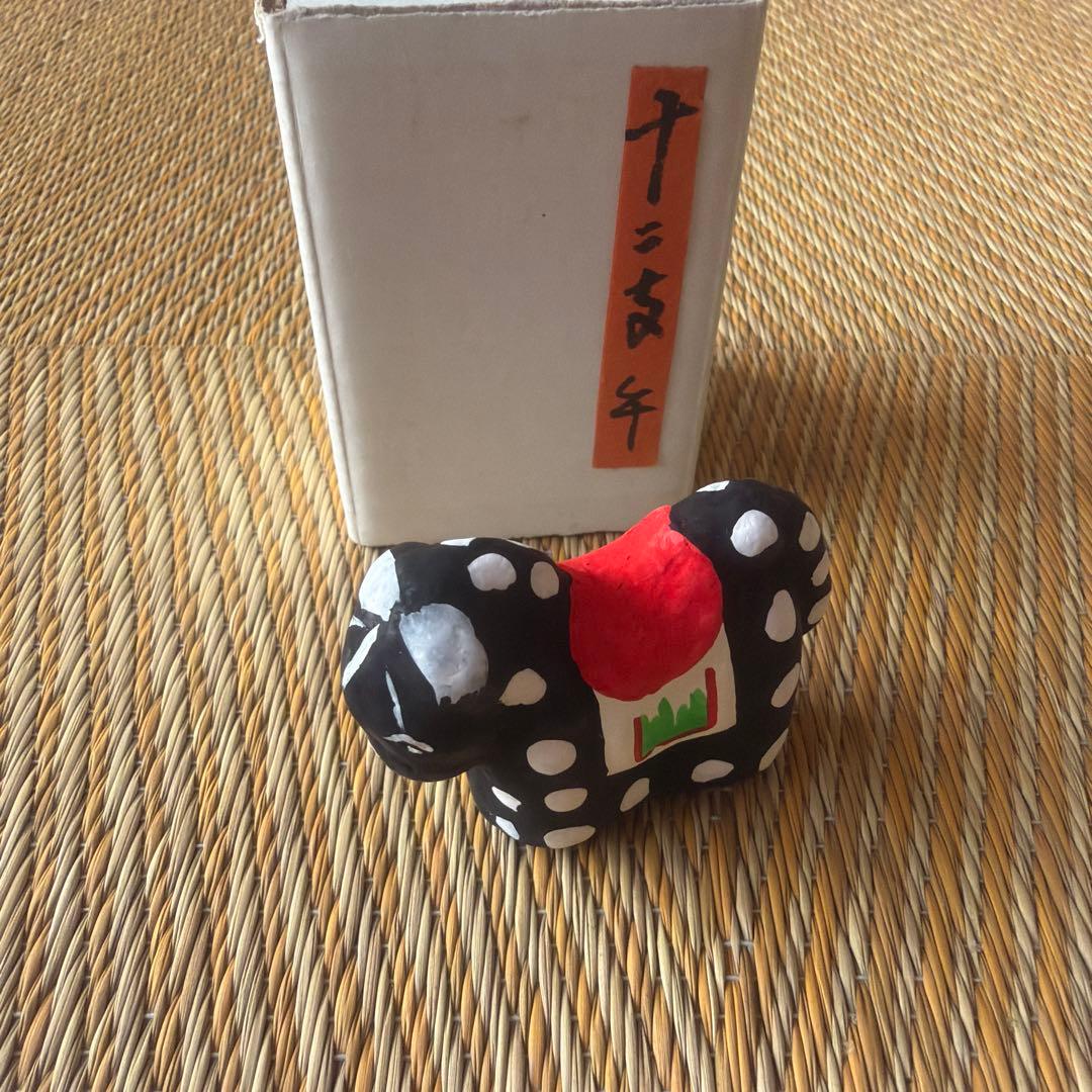 加藤廉兵衛 馬 北条土人形 干支 れんべい人形