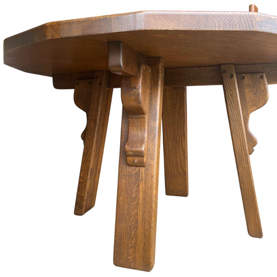 オランダ民芸家具 ネザーランズフォークロア 16角形 ダイニングテーブル