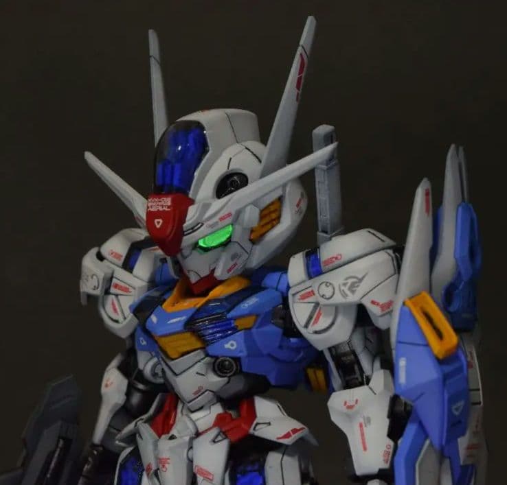 【ガンプラ全塗装】MGSDガンダムエアリアル【グラデーション塗装】