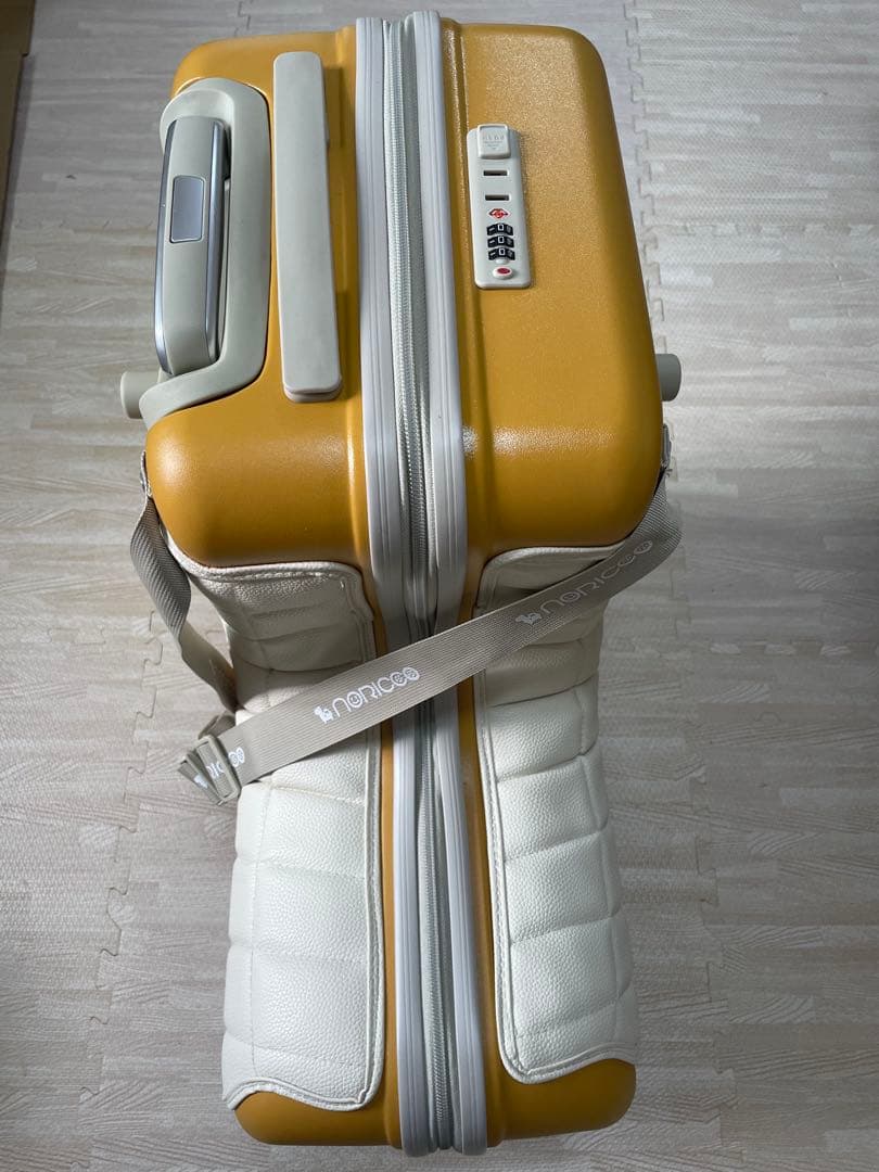 NORICOOキャリーカート コンパクト キャラメルハニー　クッション付き