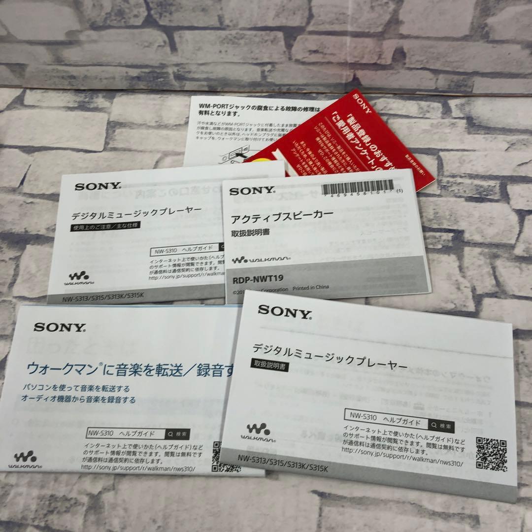 M2879 SONY ウォークマン Sシリーズ NW-S315K