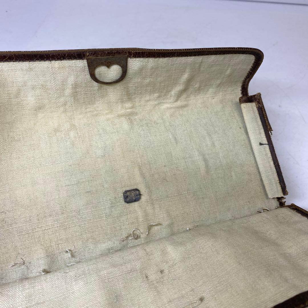 江戸時代　金唐草　銀細工金具　財布　タサオ　東さ8-0104☆2F