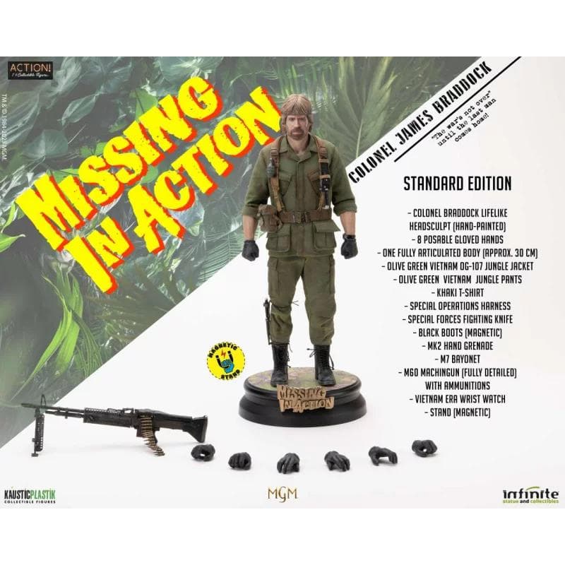 未開封 Missing In Action 1/6 ブラドック チャック・ノリス