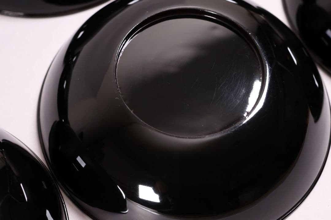 【MA723】木製漆器 長寛写 金蒔絵 黒塗木皿 二十客 吉祥鶴 菓子皿 小皿