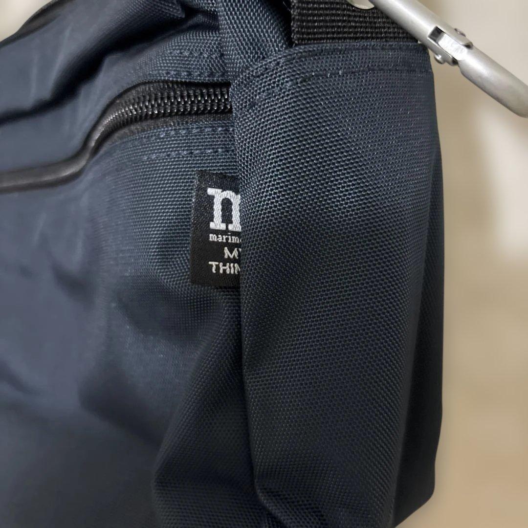 レア　新品マリメッコ　未使用マイシングス　ショルダーバッグ　ネイビー