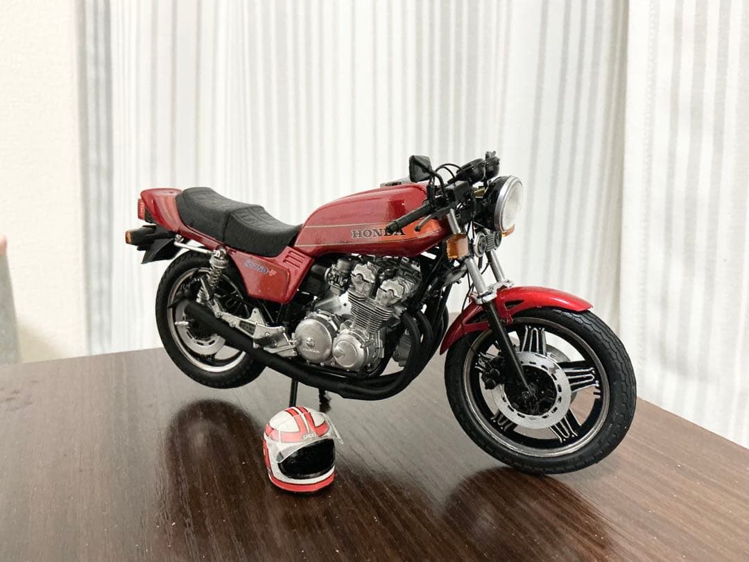 バリバリ伝説 巨摩郡CB750F 1/12プラモデル完成品