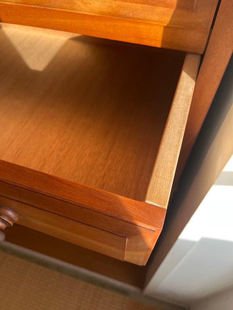 松本民藝系九州民藝家具　昇箪笥 みずめ桜無垢　三方桐無垢