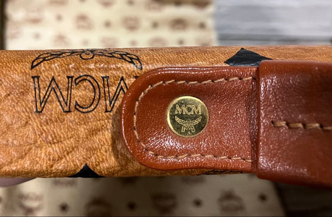 超メルカリ市❗️ MCM ビジネスバッグ ブラウンレザー