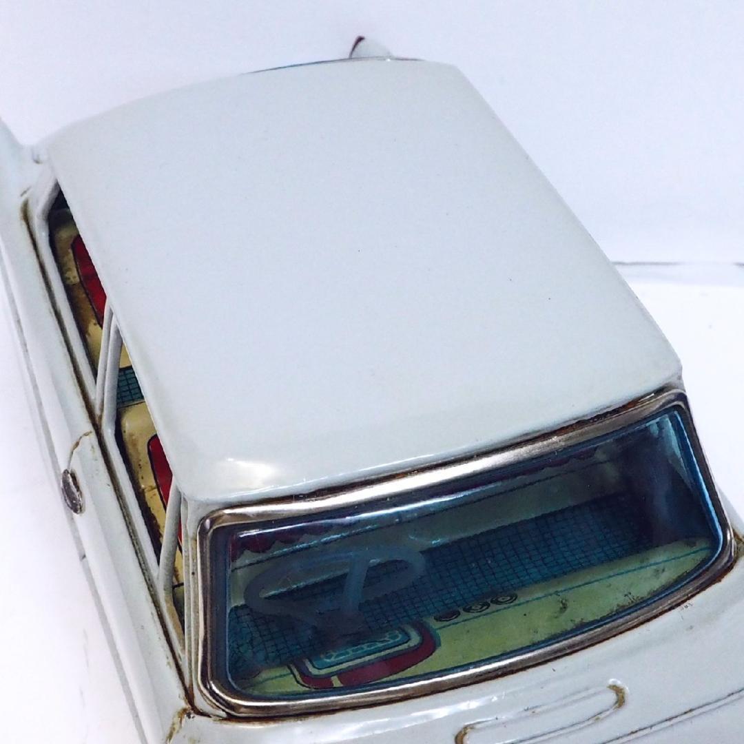 萬代屋【トヨタ パブリカ水色】ブリキ ミニチュア自動車tin toy car箱無