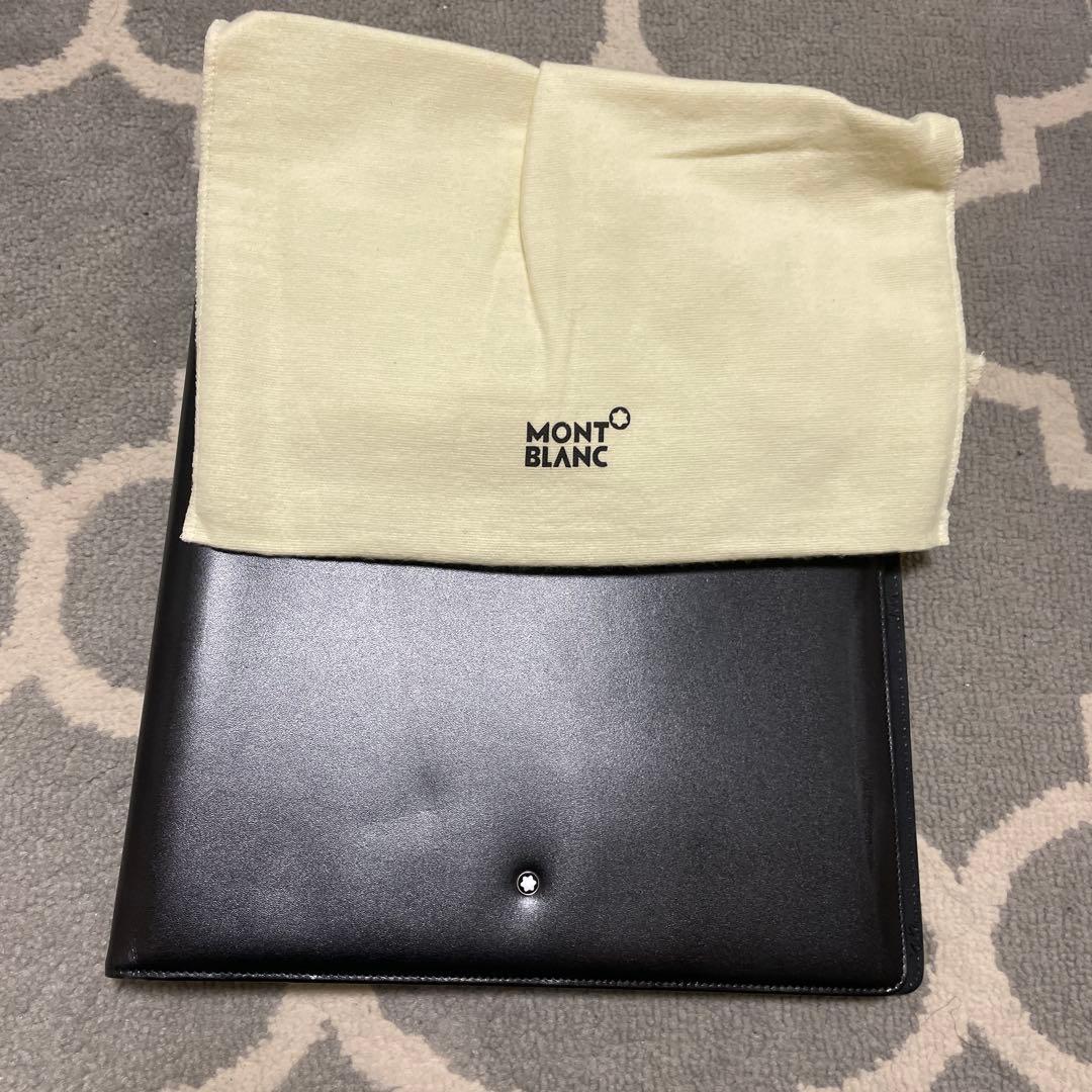 モンブラン黒 スプリングファイル 内ポケット付き