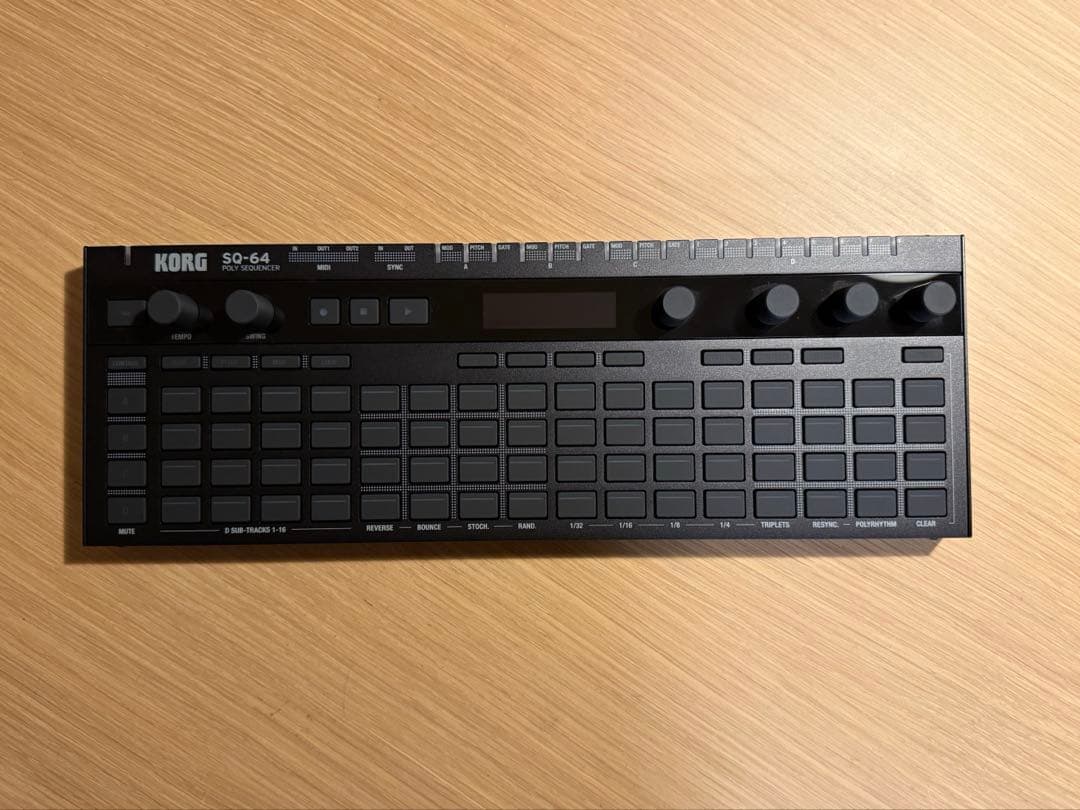 【ほぼ新品同様】KORG SQ-64 ポリフォニックシーケンサー 3回使用のみ
