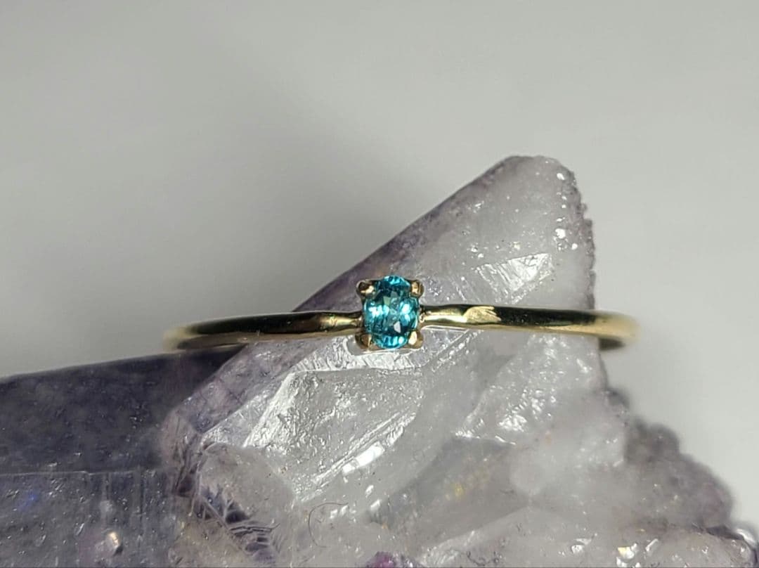 はなはな★ブラジルバターリャパライバトルマリン★リングオーダー