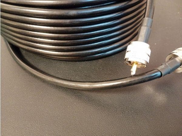 同軸ケーブル 5DFB 30m 両端 ＭP アマチュア 無線 FBケーブル