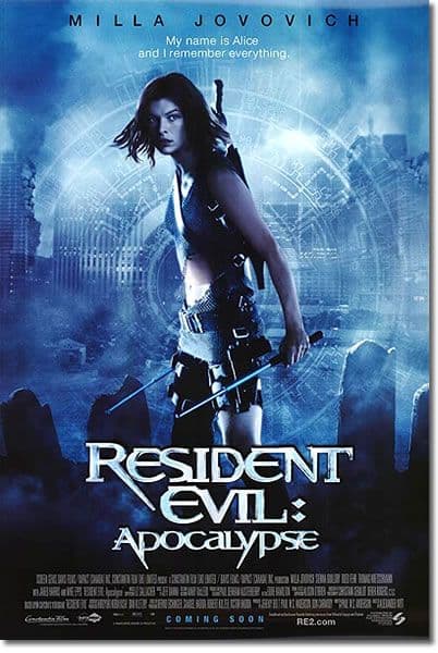 ハリウッド映画バイオハザードポスター