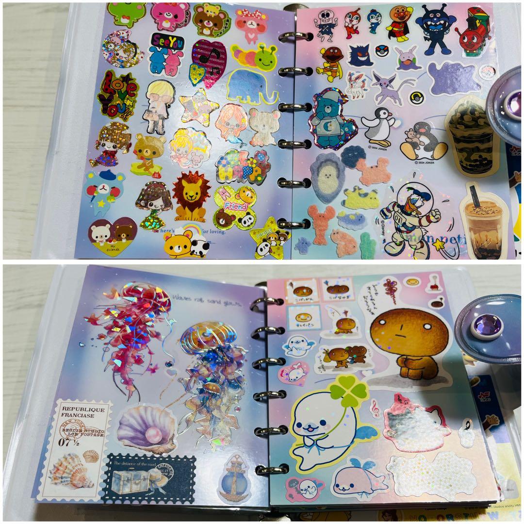 平成レトロ　シール帳完成品　ボンボンドロップシール　フレークシール　まとめ売り