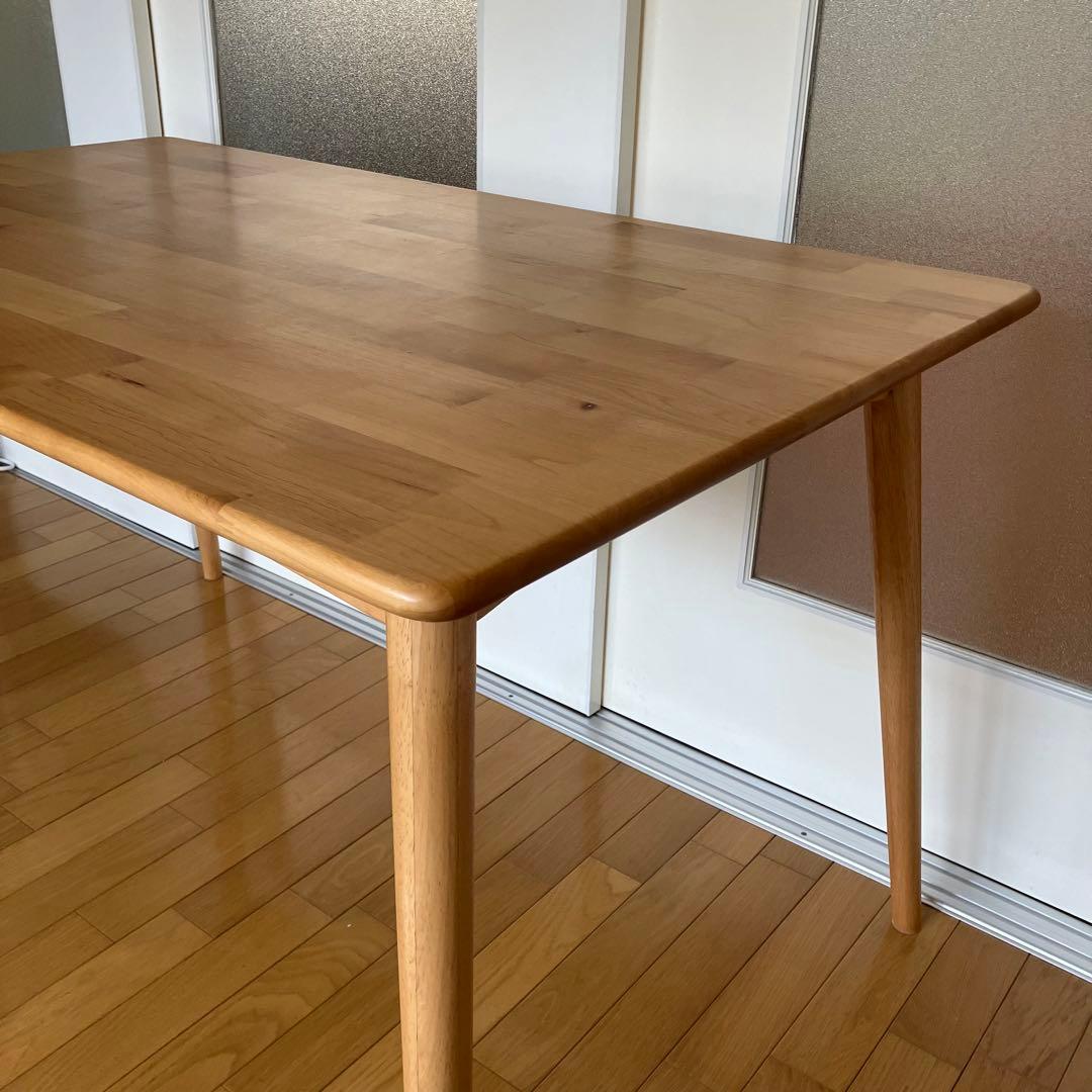 ナチュラル 木製 ダイニングテーブル 天然木　島忠
