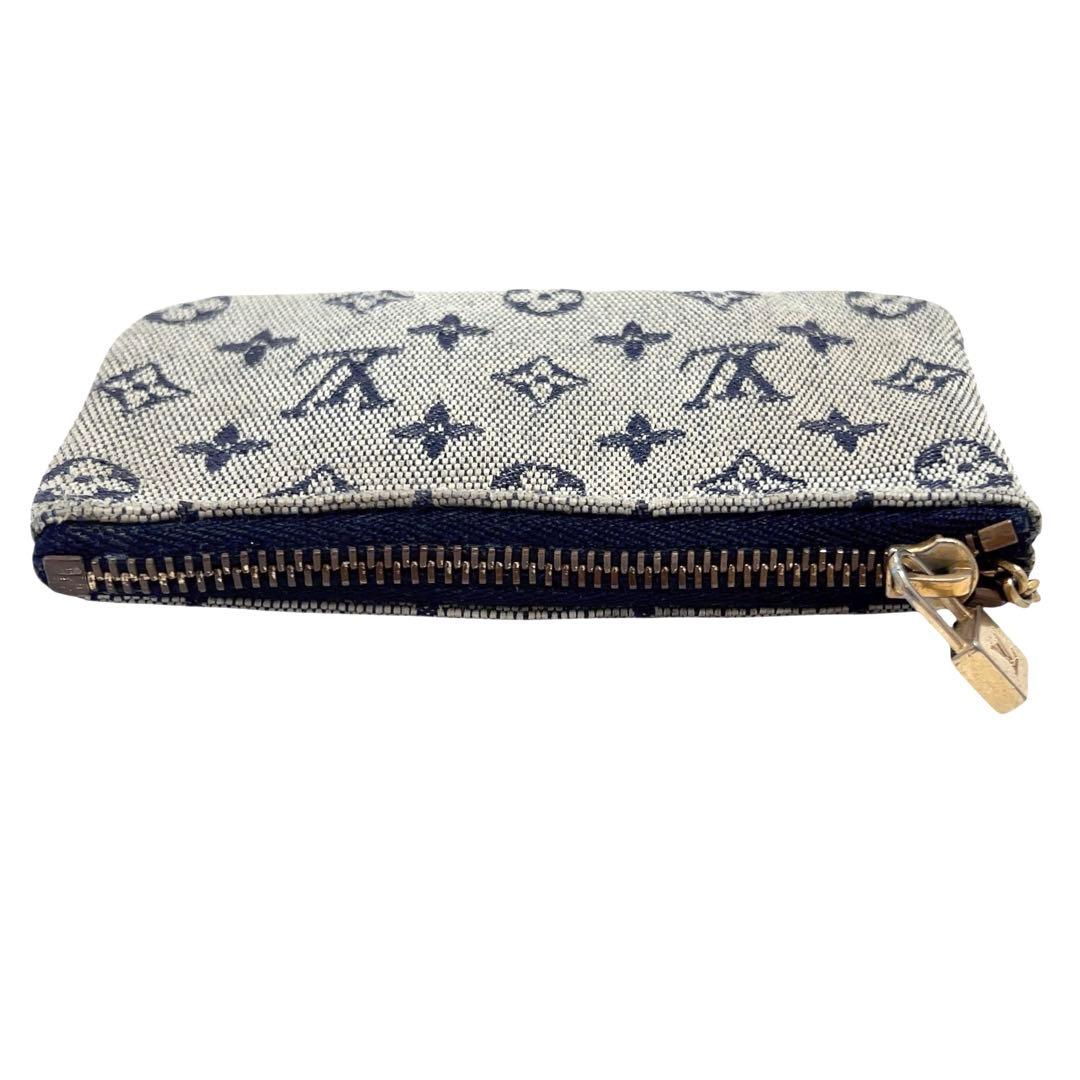 ルイヴィトン ケース モノグラムミニ ポシェットクレ 紺 M92236