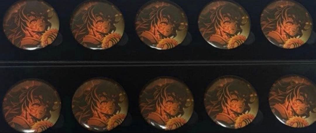 鬼滅の刃　無限城編　キービジュアル缶バッジ　黒死牟10個 セット 継国巌勝
