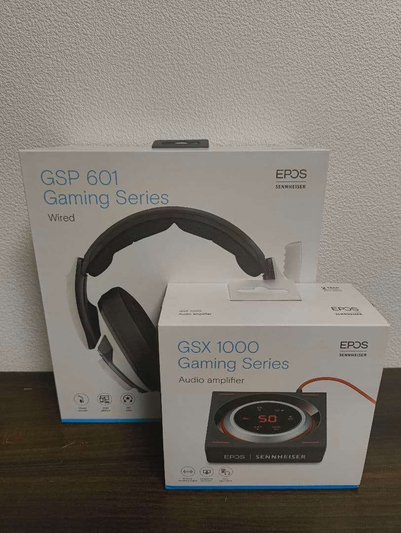 EPOS GSP 601 ゲーミングヘッドセット + GSX 1000 アンプ