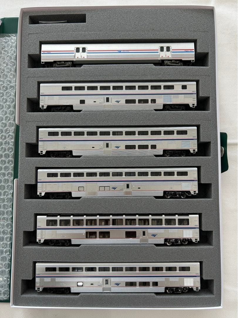 【美品】KATO アムトラック　スーパーパーライナー6両セット