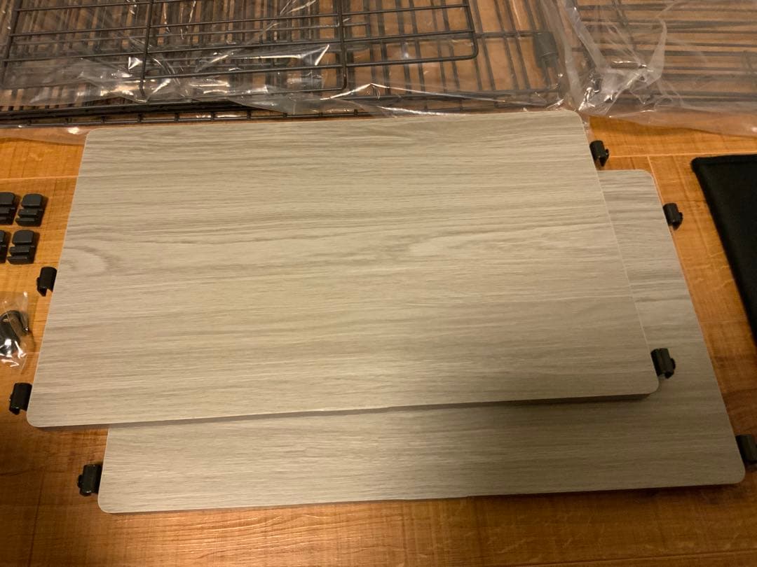 キャットケージ ミニ 2段 幅69cm キャスター付き アイリスオーヤマ グレー