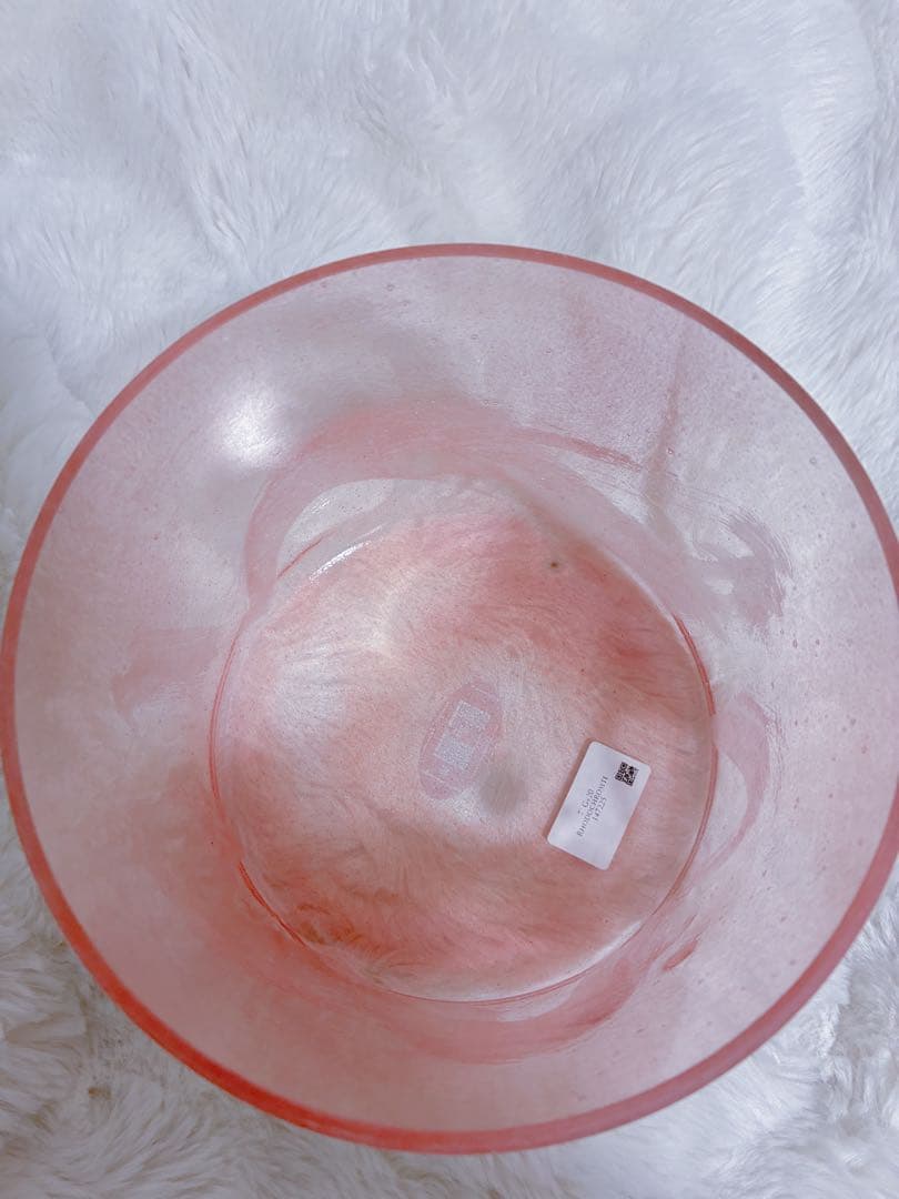 クリスタルボウル　7インチG+20 ピンク
