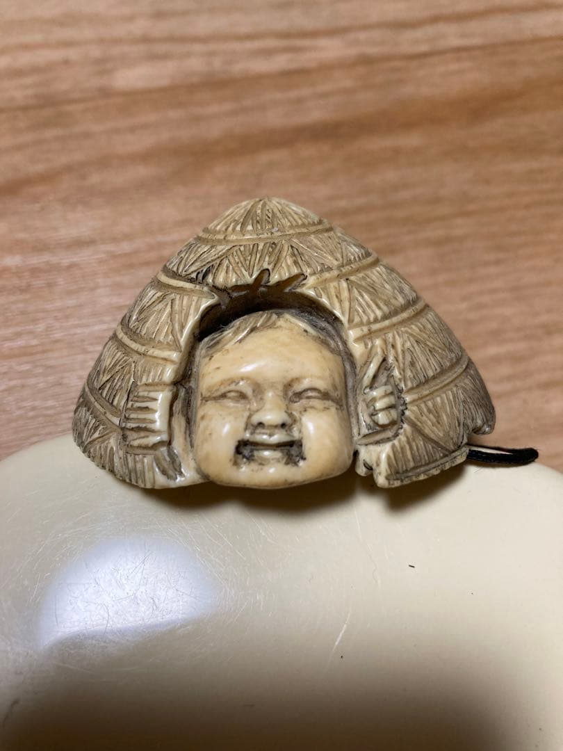 古い根付 天然素材