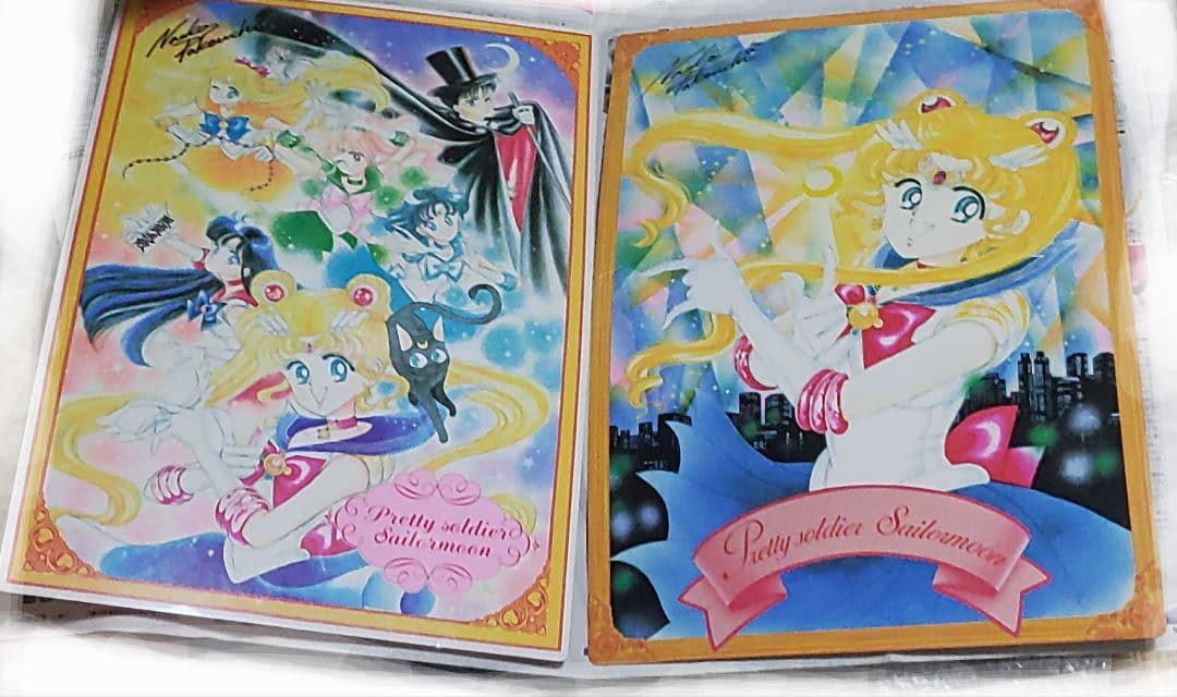 セーラームーン 特大 下敷き メッカ原宿 武内直子 当時物 レア 2種類セット