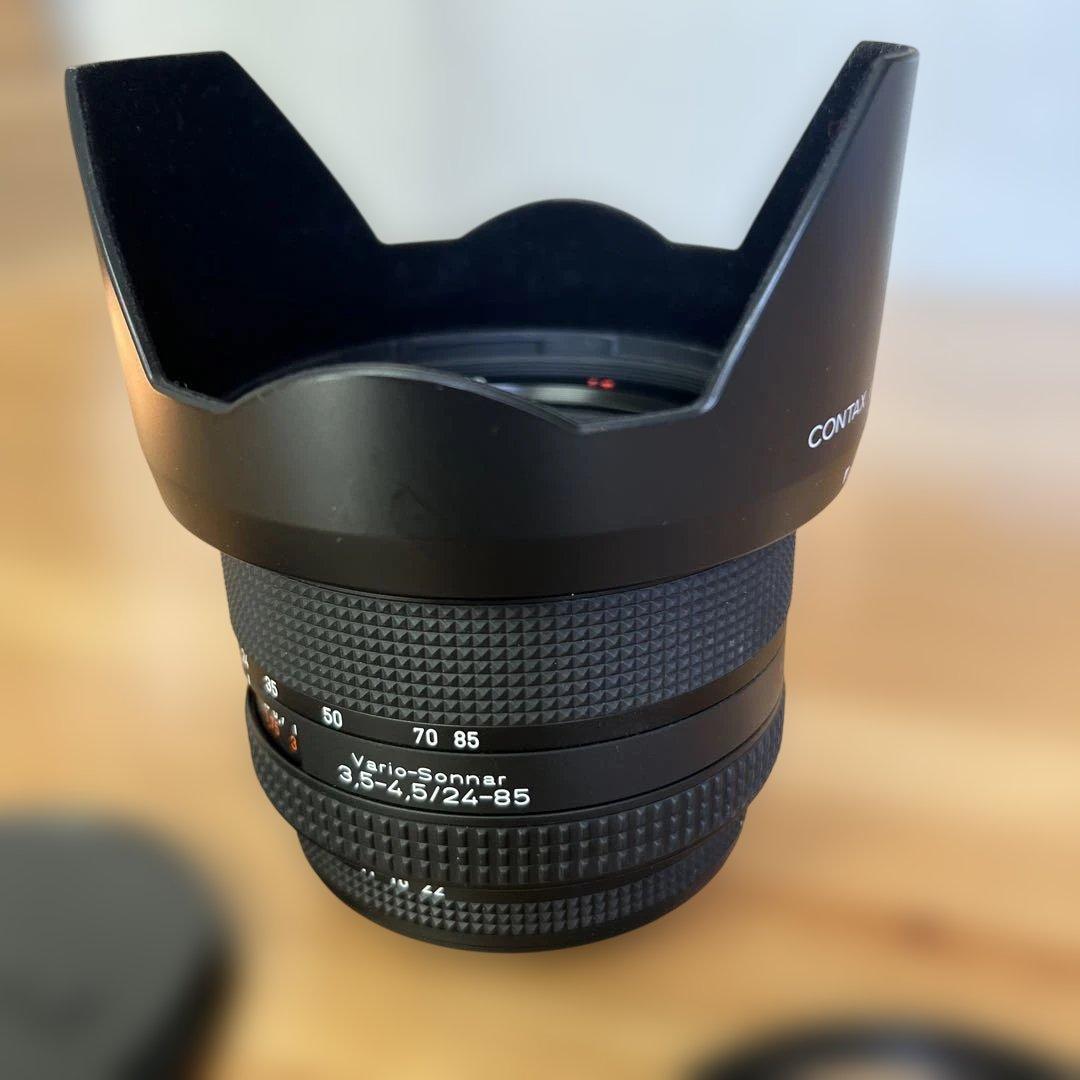 CONTAX Carl Zeiss 24-85mm f/3.5-4.5 フード付