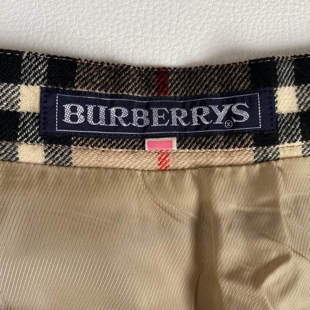 バーバリーズ ノバチェック ウール スカート 11AB Burberrys