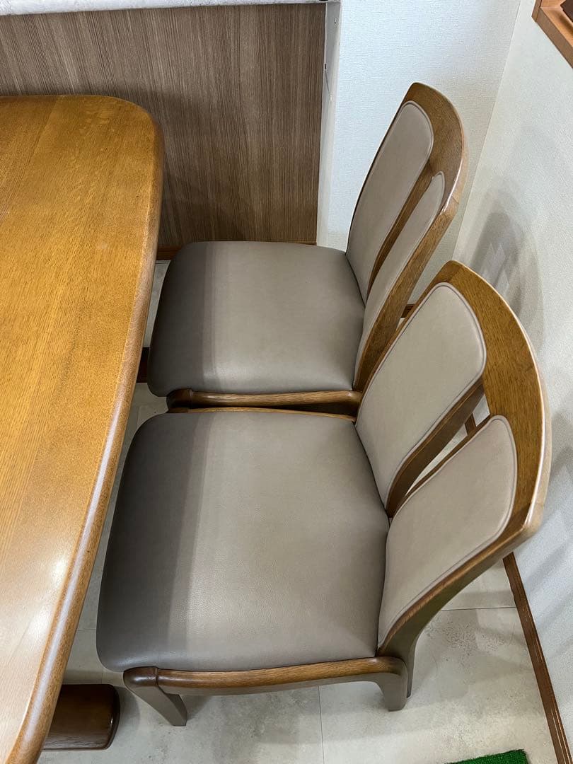 ꧁飛騨家具꧂ダイニングテーブル&チェア4脚セット 飛騨産業 イバタ