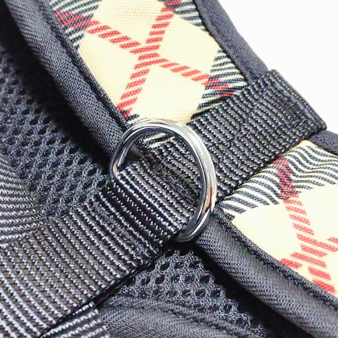 7*犬用 チェック柄 ハーネス M THAIN 犬 胴輪 通気 人気 胴輪 簡単