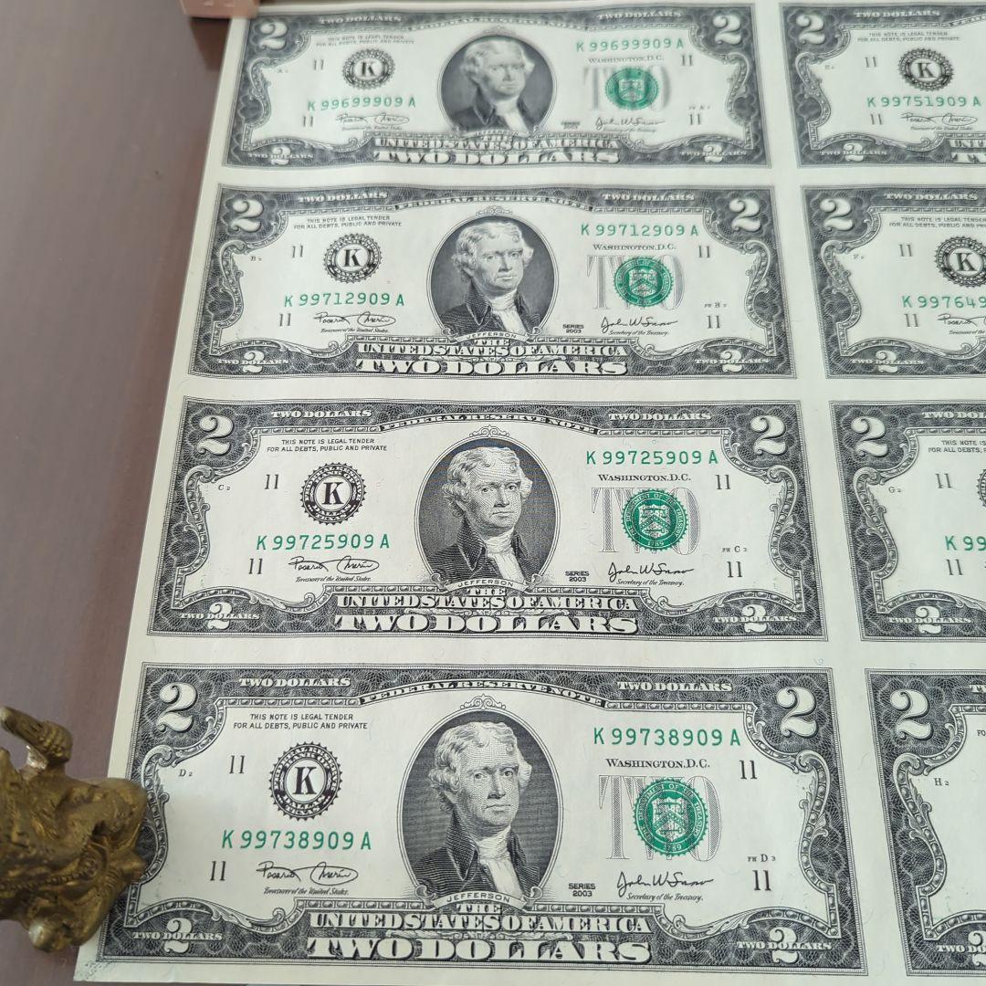 アメリカ 未裁断デザインシート 記念コレクション