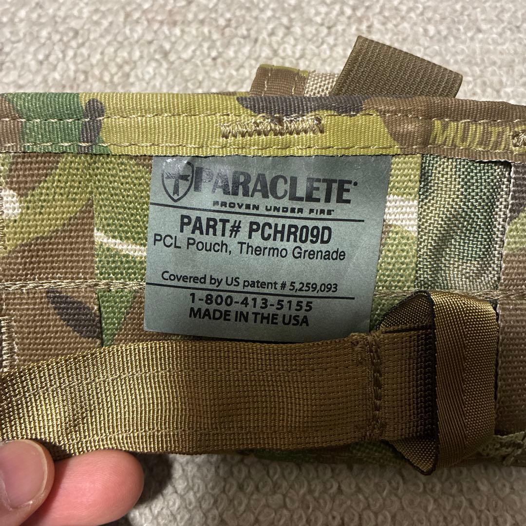 paraclete フラッシュバンポーチ　multicam パラクレイト