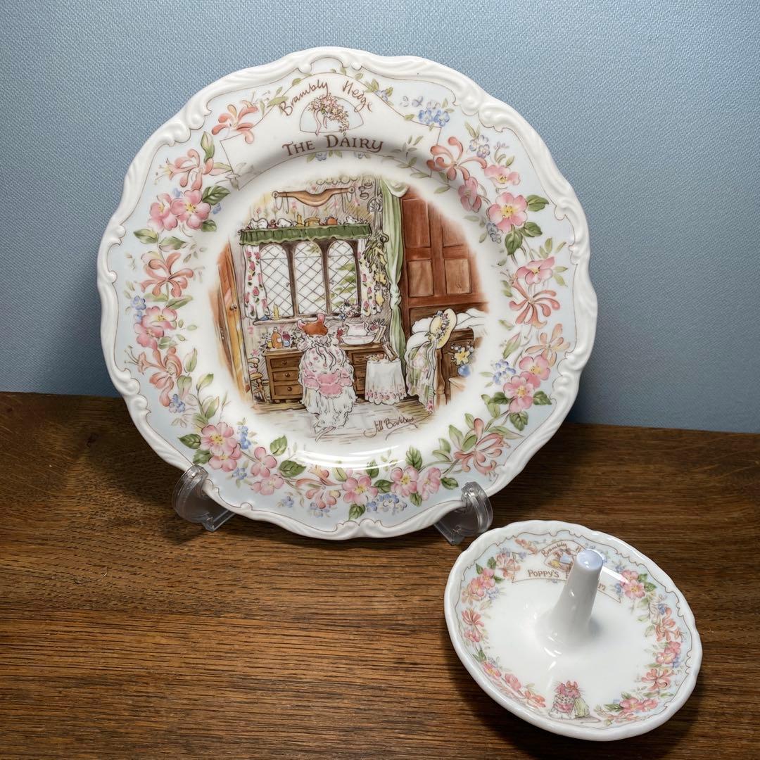 ブランブリーヘッジ ポピー ベッドルーム プレート リングホルダー セット 美品