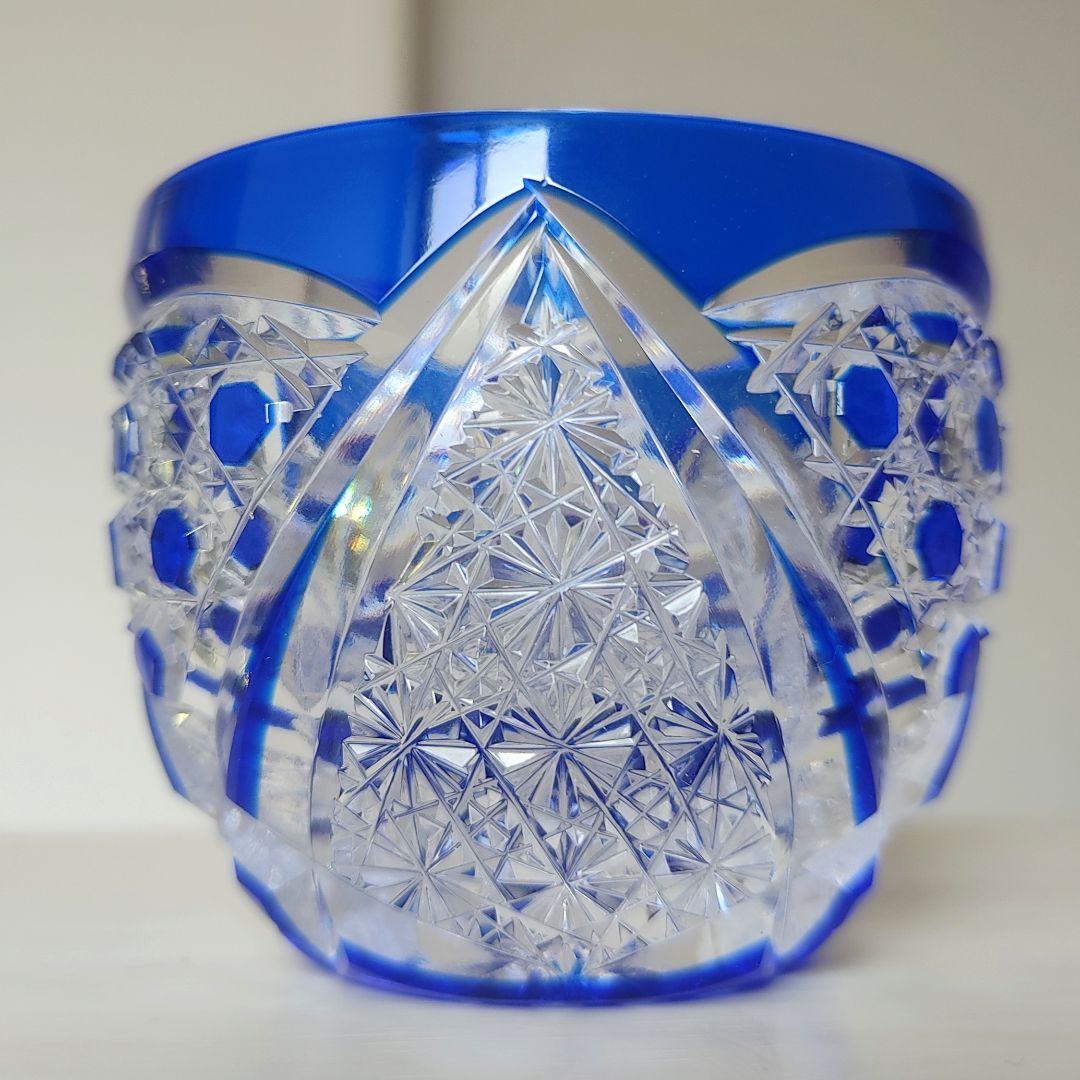 定価27500円 太武郎工房 木村泰典 猪口 （切子 江戸切子 薩摩切子）