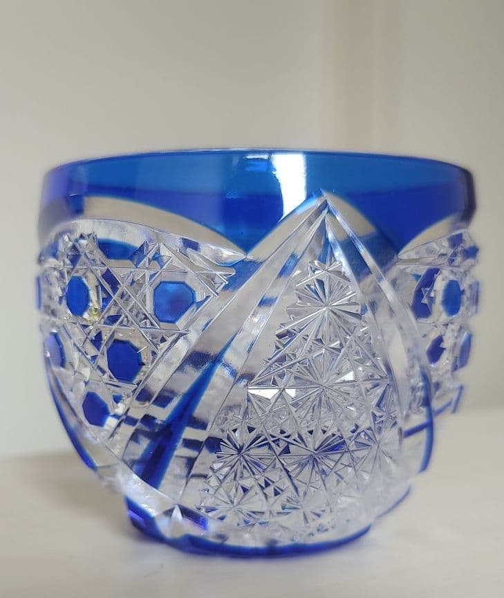 定価27500円 太武郎工房 木村泰典 猪口 （切子 江戸切子 薩摩切子）