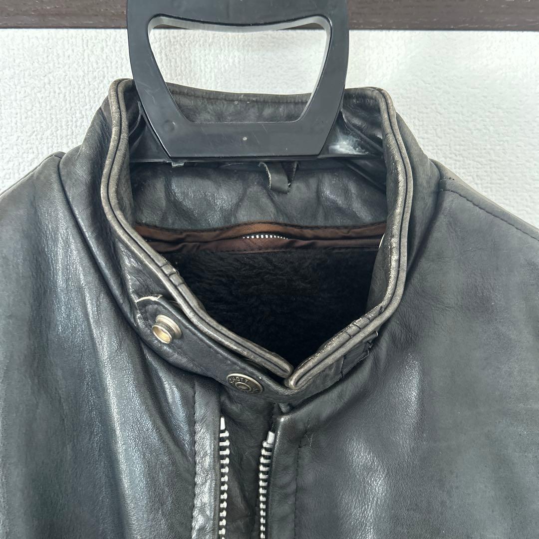 Shoottライダースジャケット インナーボア付