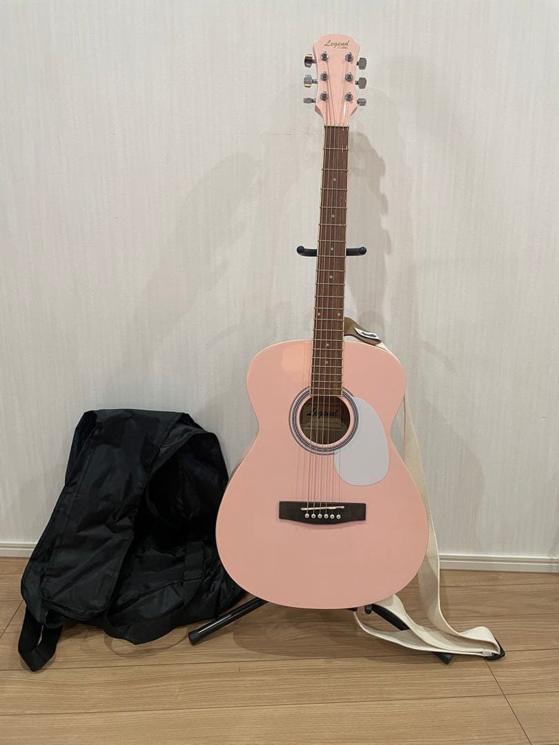 Legend アコースティックギターFG-15KWPK ピンクのギター