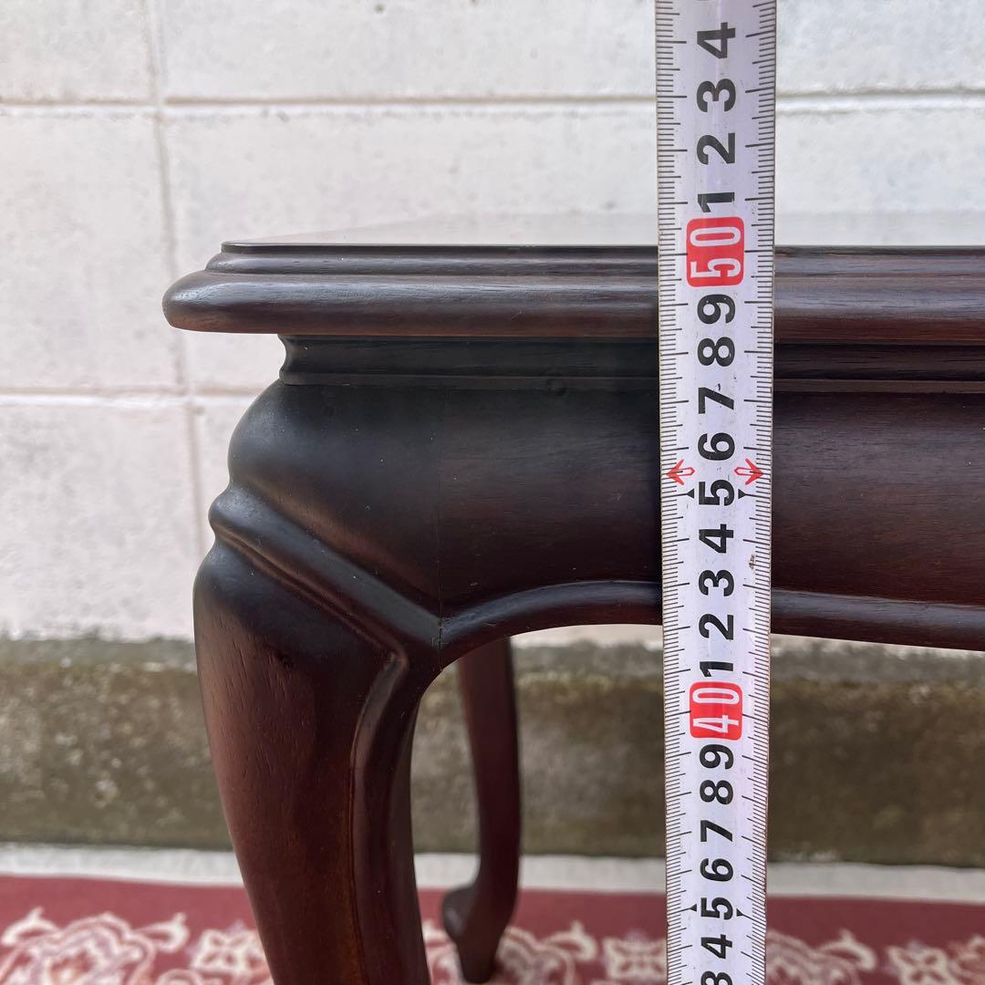 maruni マルニ家具◾️猫脚デザイン 木製サイドテーブル コーヒーテーブル