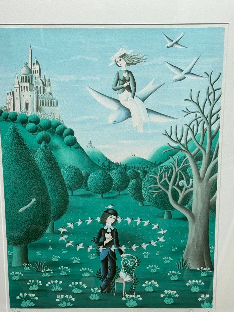 レイモン・ペイネ リトグラフ『春の訪れ』世界限定31/190 送料込み1021