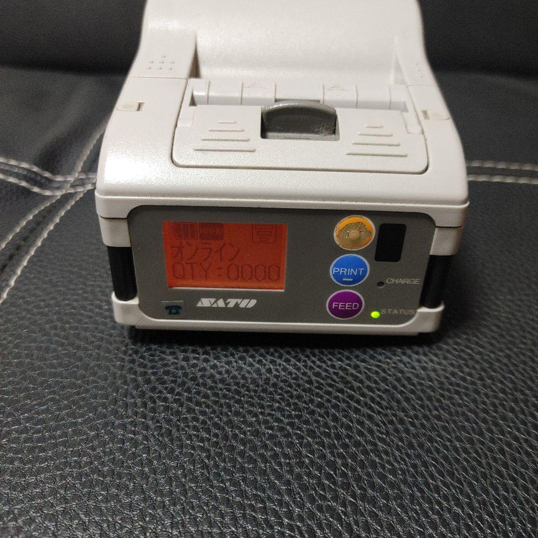 SATO モバイルプリンター PT208j-W3【動作確認済・印字良好】