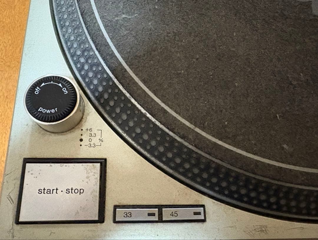 Technics SL-1200 MK3Dターンテーブル M44Gカートリッジ