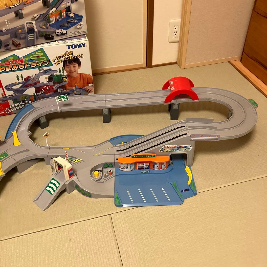 トミカ峠やまみちドライブ 　高速道路にぎやかドライブ　ダブルセット　トミー　廃盤