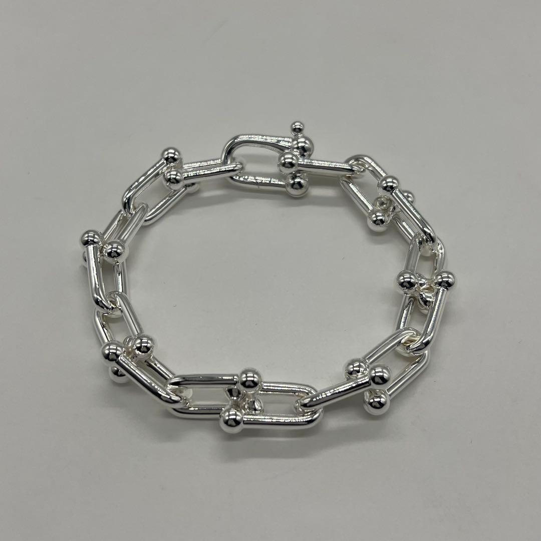 ティファニー TIFFANY ハードウェア ラージリンク ブレスレットAg925