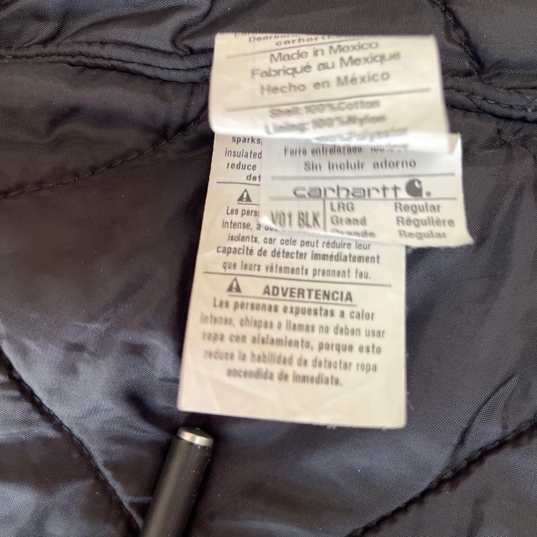 carhartt vtg ダックベスト V01 BLK★Lサイズ★ブラック