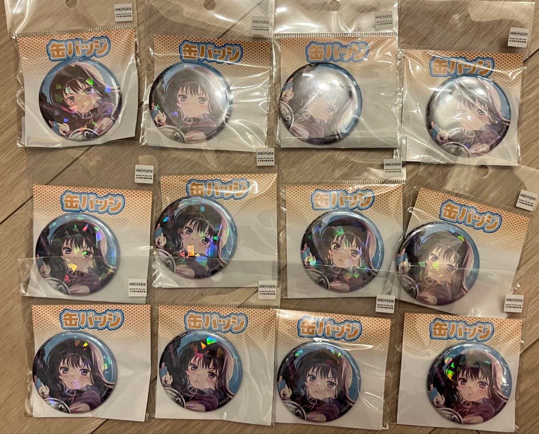 暁美ほむら　ホログラム缶バッジ　１２個　まどか☆マギカ　まどマギ　マギアレコード