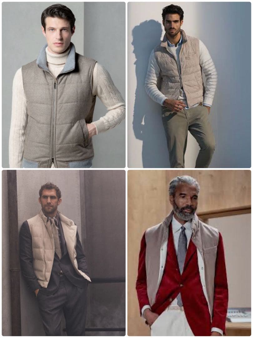 Brunello Cucinelli氏ご愛用　極上カシミアスーツベスト¥45万