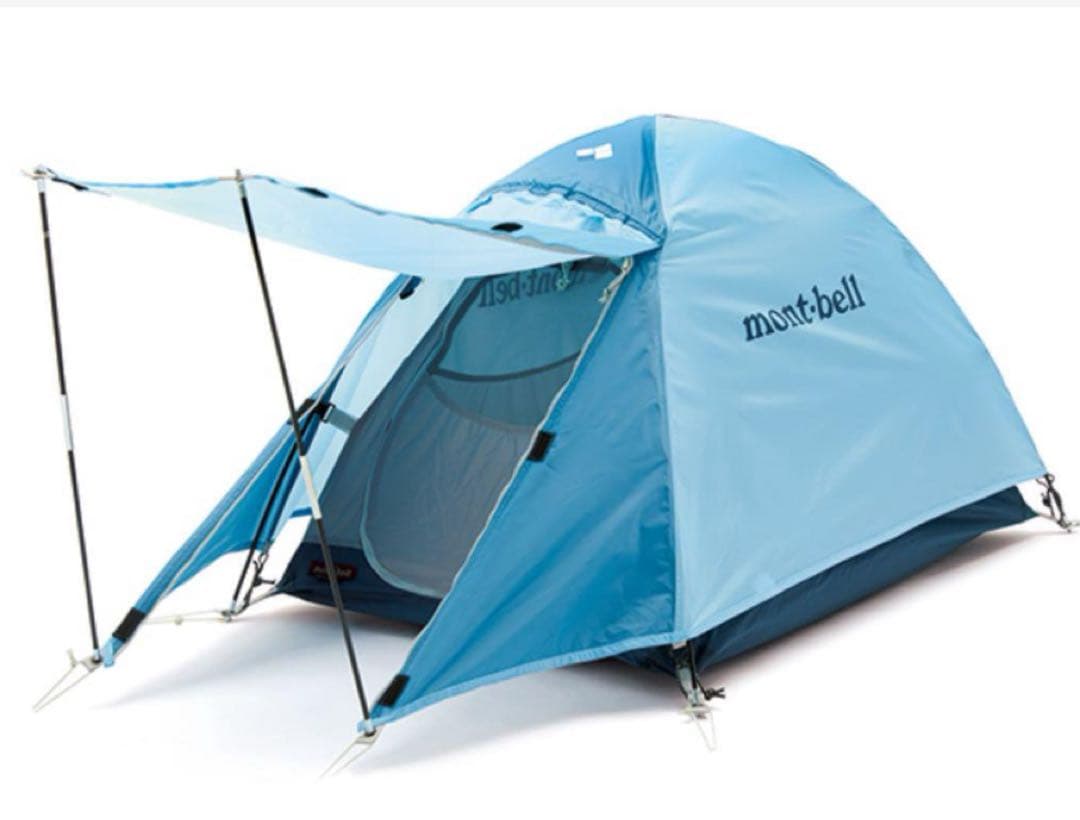 超美品★mont-bell ドギードーム スカイブルー
