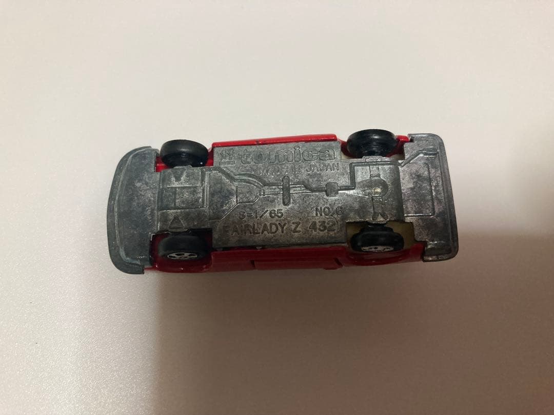 トミカ　日本製　ニッサン　フェアレディZ432 1Aホイール 赤